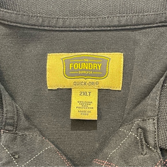 FOUNDRY MENS POLO SHIRT SIZE XXL - Picture 4 of 5